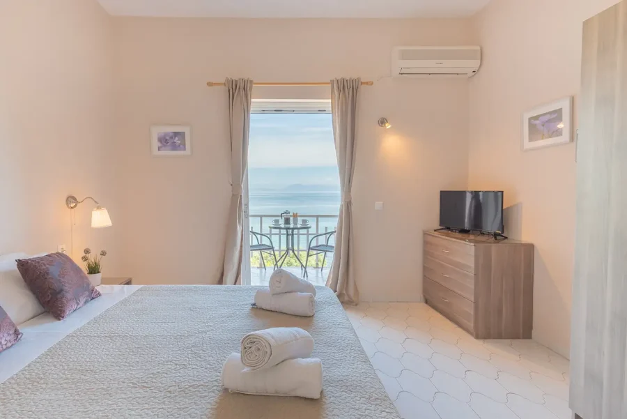 calm sea view apartments corfu semongi 38